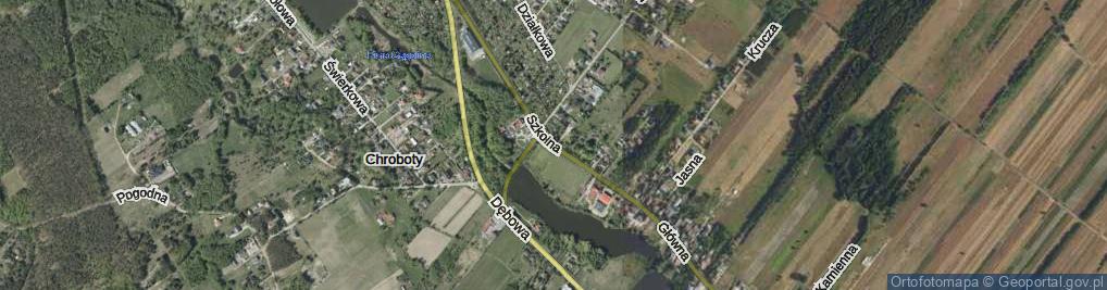 Zdjęcie satelitarne Szkolna ul.